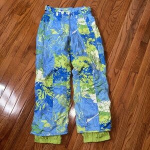 Obermeyer Alt3 Moorea Print Snowboard Ski Pants Size 4